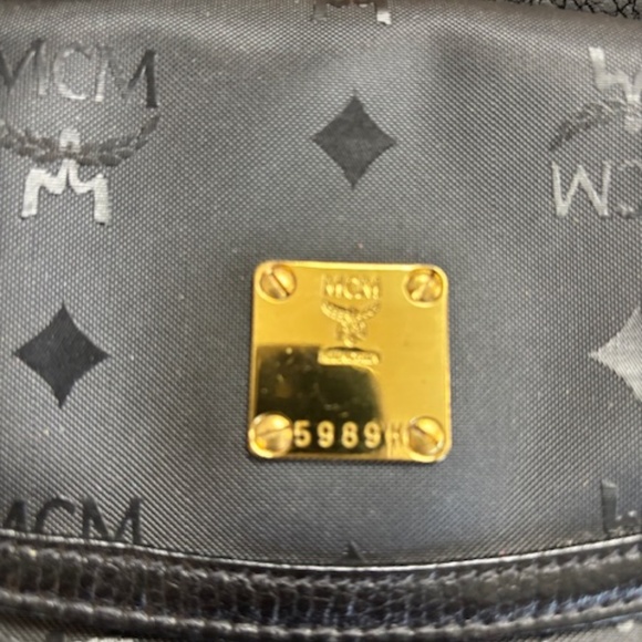 MCM Authentic #5959K,  Monogram Cross Body Shoulder Bag - Picture 2 of 7